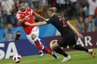 MS vo futbale 2018 (štvrťfinále): Rusko - Chorvátsko
