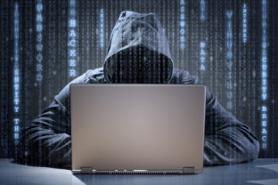 Hacker, laptop