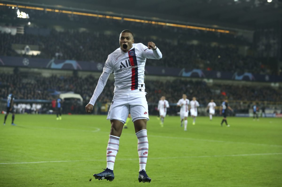 Kylian Mbappé, Liga majstrov, PSG, FC Bruggy