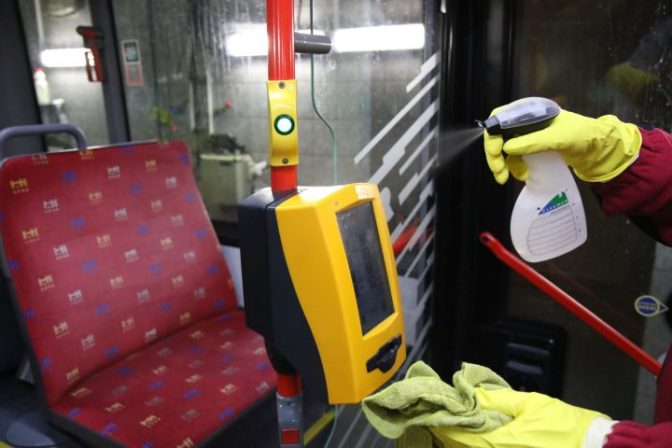DOPRAVA: Dezinfekcia mestskej hromadnej dopravy