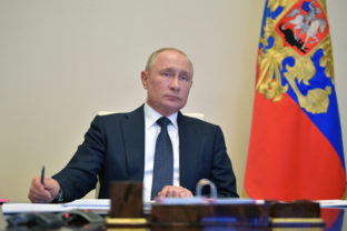 Virus Outbreak Russia Putin