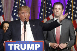 Donald Trump, Corey Lewandowski, Eric Trump