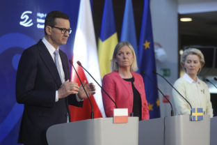 Ursula von der leyenova, magdalena anderssonova, mateusz morawiecki