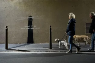 banksy lighthouse